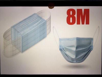 3 Ply Surgical Earloop Face Mask.Minimum Order 10.000