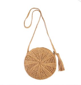 HAND KNITTING ROUND MESH BAG BEACH BAG BEACH SUMMER FASHION NEW SEASON BEACH WOVEN KNITTED WALLET
